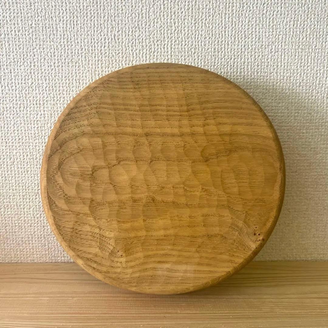 片田学 トロワ 楕円盆 栗
