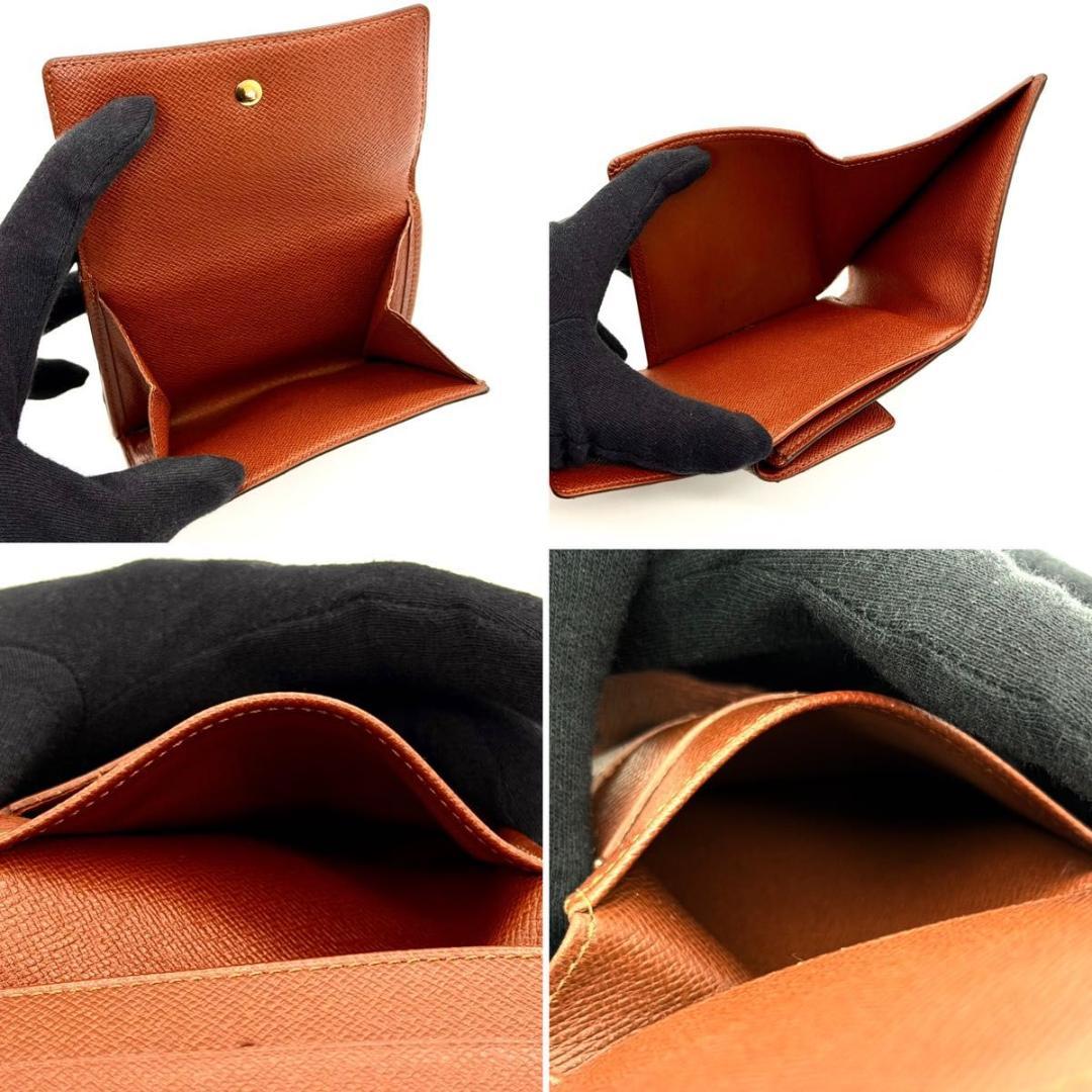 【良品】ルイヴィトン モノグラム ポルトモネ ビエ カルトクレディ Wホック財布