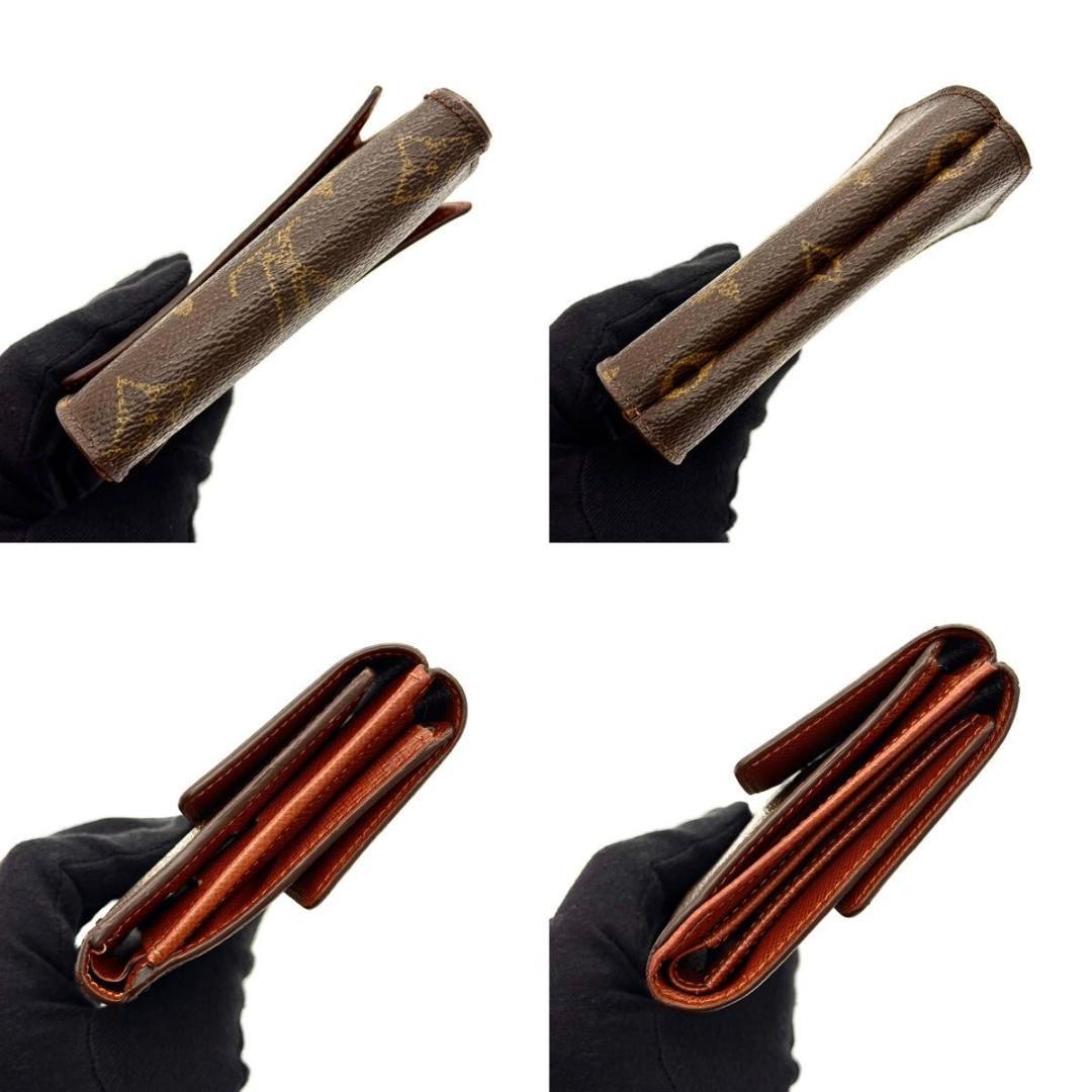 【良品】ルイヴィトン モノグラム ポルトモネ ビエ カルトクレディ Wホック財布