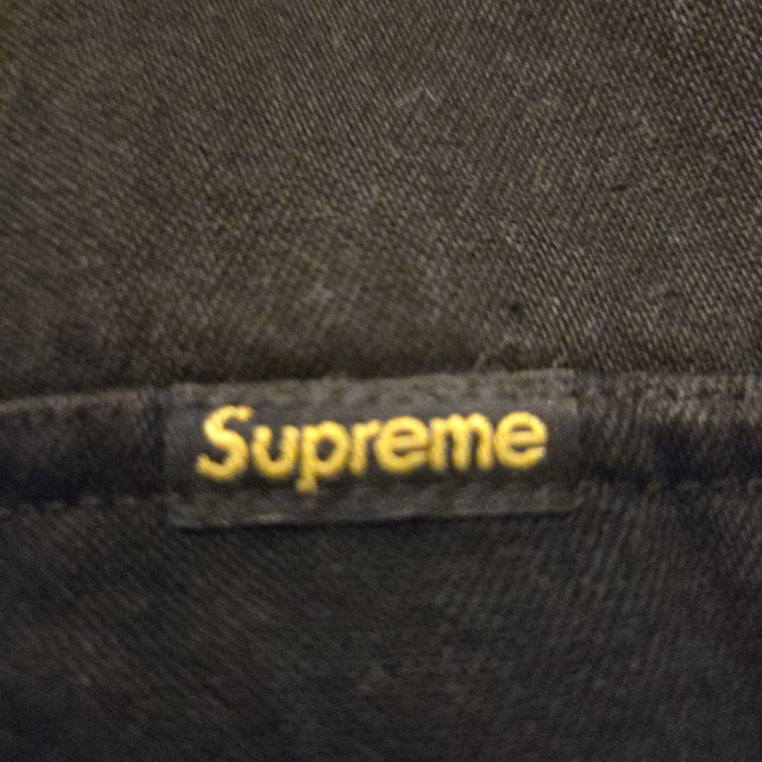 22FW Supreme Fleece Hooded Denim Shirt　L