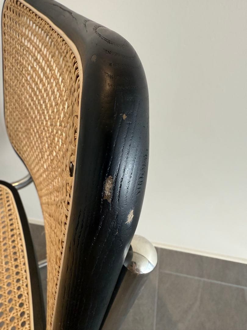 Cesca Armless Chair Black / チェスカアームレスチェア