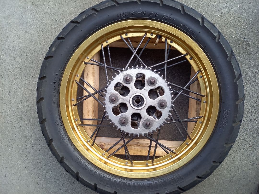 YAMAHA　セロー250　純正ホイールタイヤセット　IRC　GP210