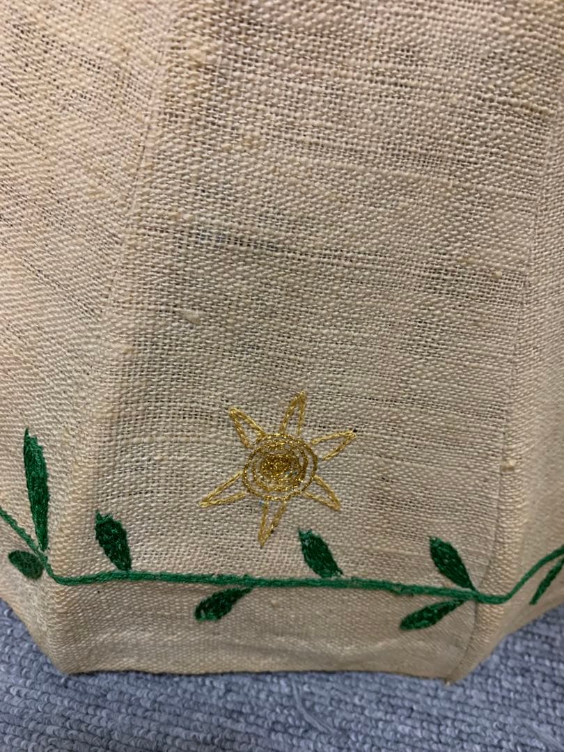 北欧調のペンダントライト 花柄刺繍 アンティーク VINTAGE 昭和レトロ