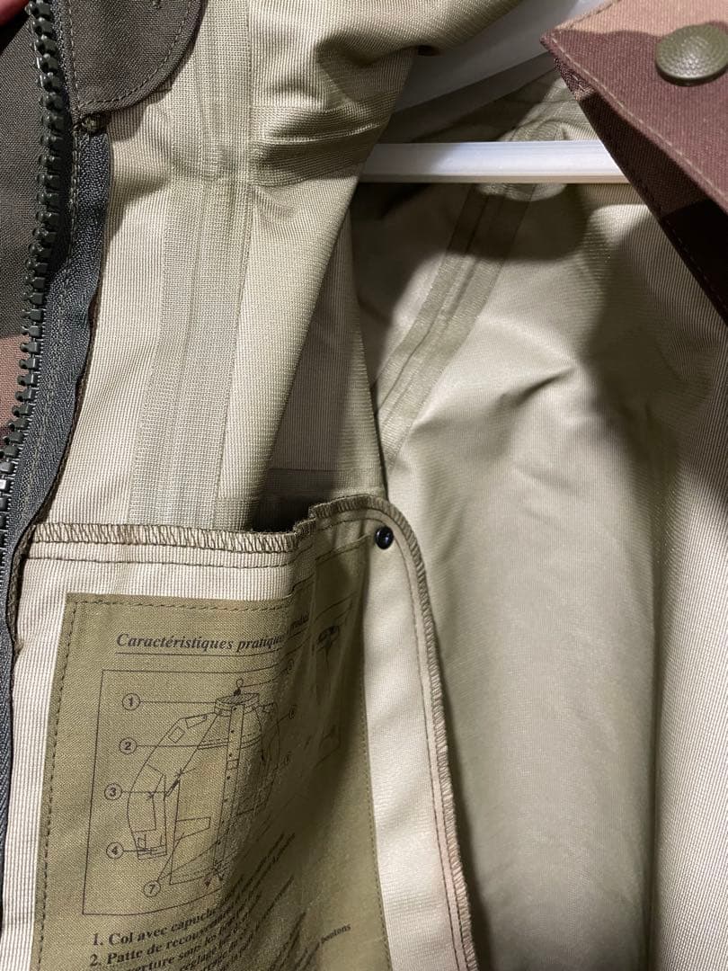 WAIPER 実物 デッドストック フランス軍CCE フィールドパーカ128L