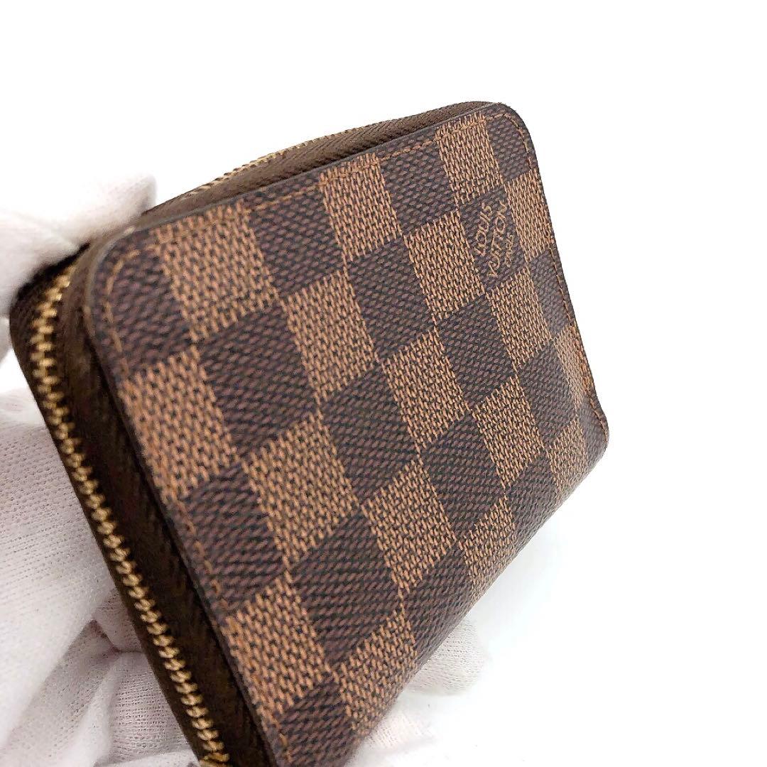 美【LOUIS VUITTON】ケース　ジッピーパース　ダミエ