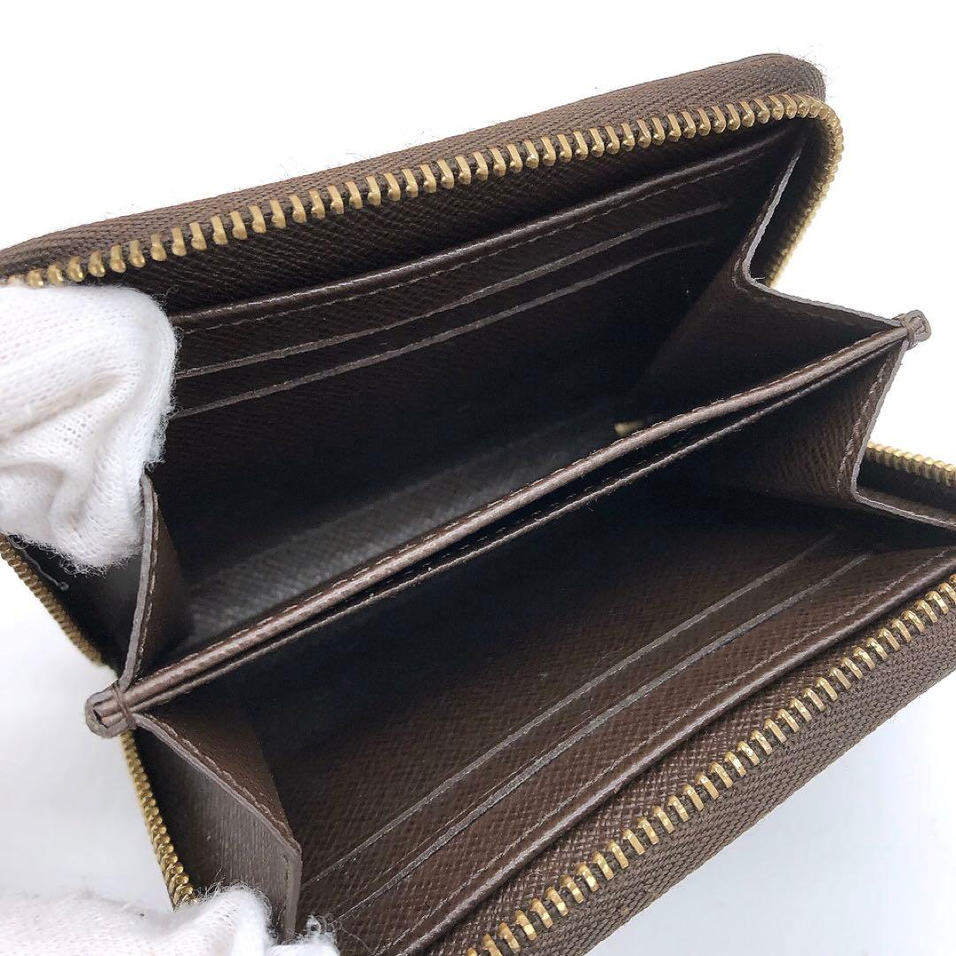 美【LOUIS VUITTON】ケース　ジッピーパース　ダミエ
