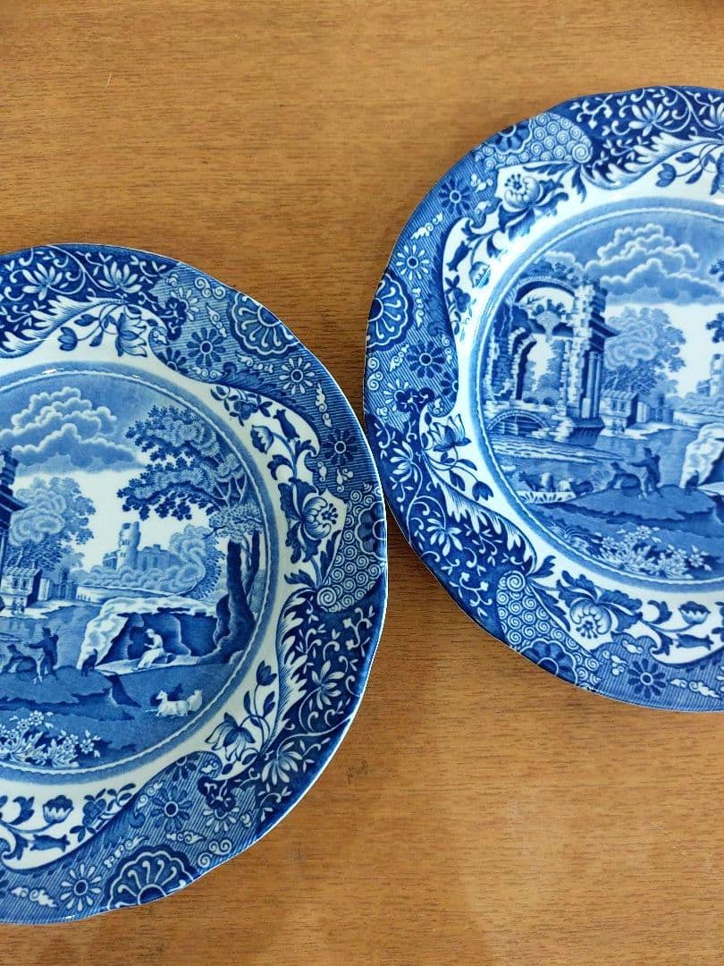 英国製 Spode スポード ブルーイタリアン 19㎝ 皿6枚 正規品