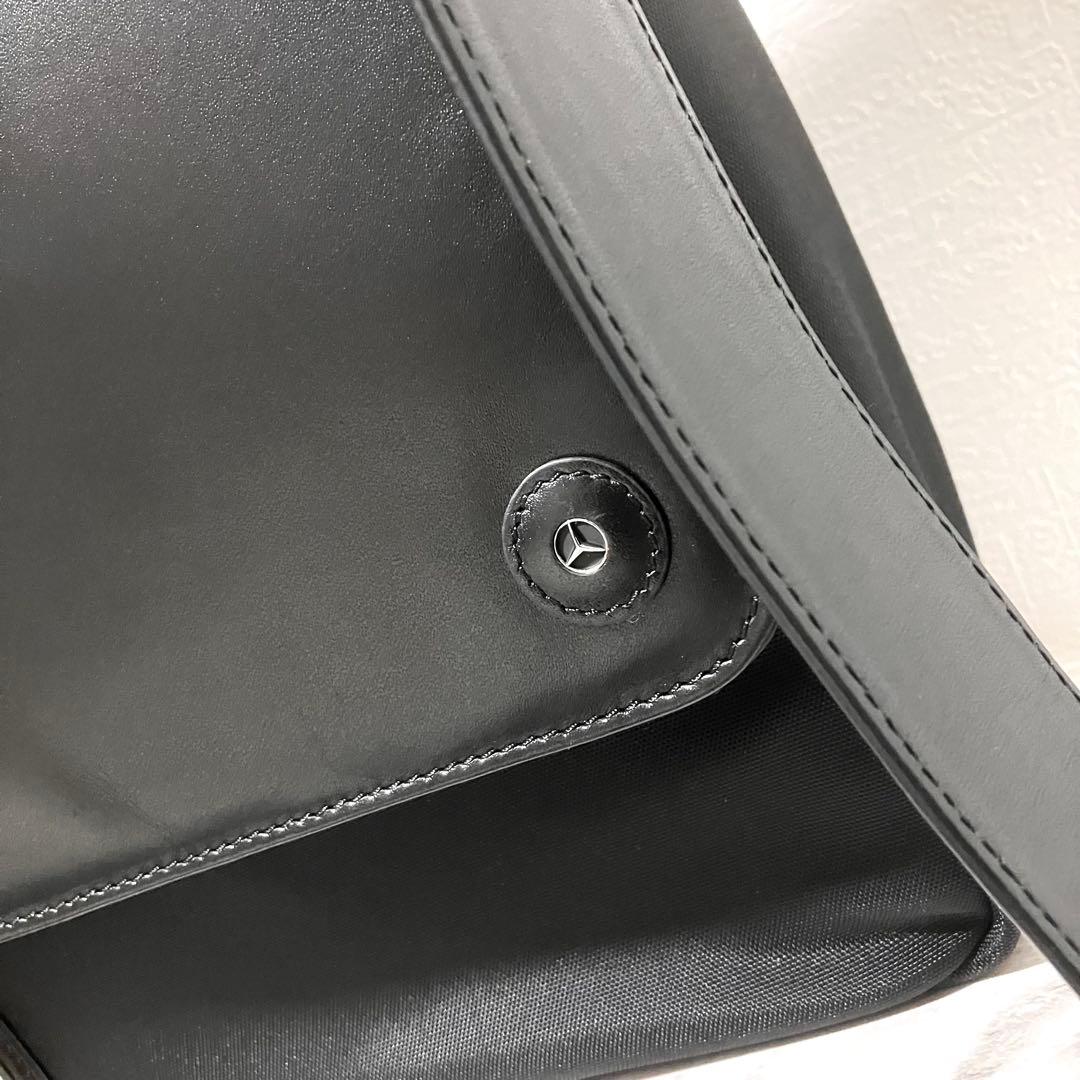 美品✨ゴールドファイル×メルセデスベンツ コラボ レザー ショルダーバッグ