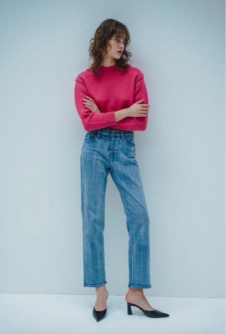 【新品タグ付き✨】sheller inside out sweater ピンク