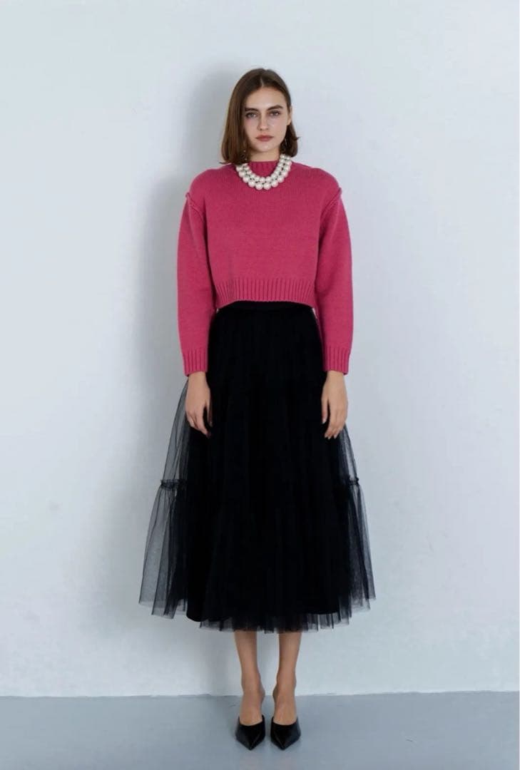 【新品タグ付き✨】sheller inside out sweater ピンク