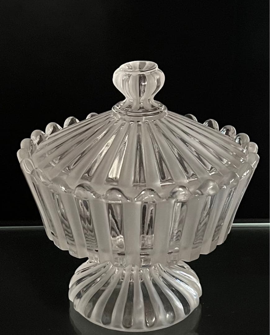Baccarat バカラ/※大型サイズ 蓋物　キャンディーボックス
