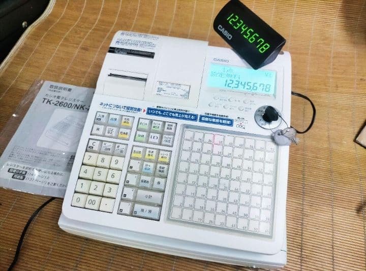 カシオレジスター　TK-2600/NK2000　設定無料　高性能　880635