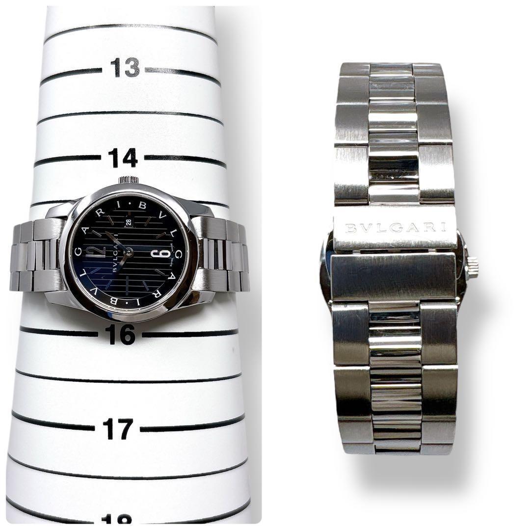 ブルガリ ソロテンポ ST30S ブラック クォーツ レディース 時計 ブランド