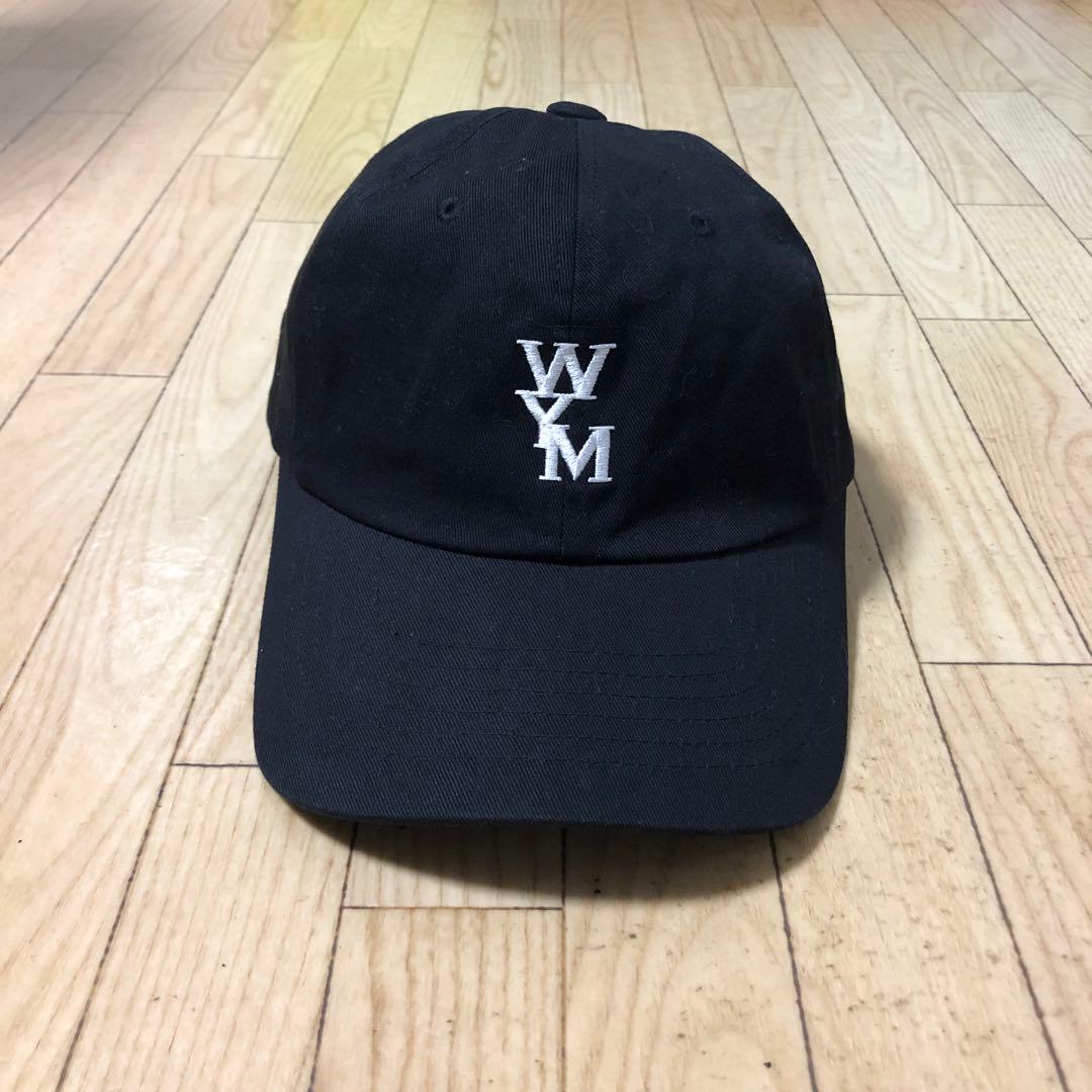 新品同様❗️wooyongmi ウーヨンミ WYM ロゴ ボールキャップ 黒