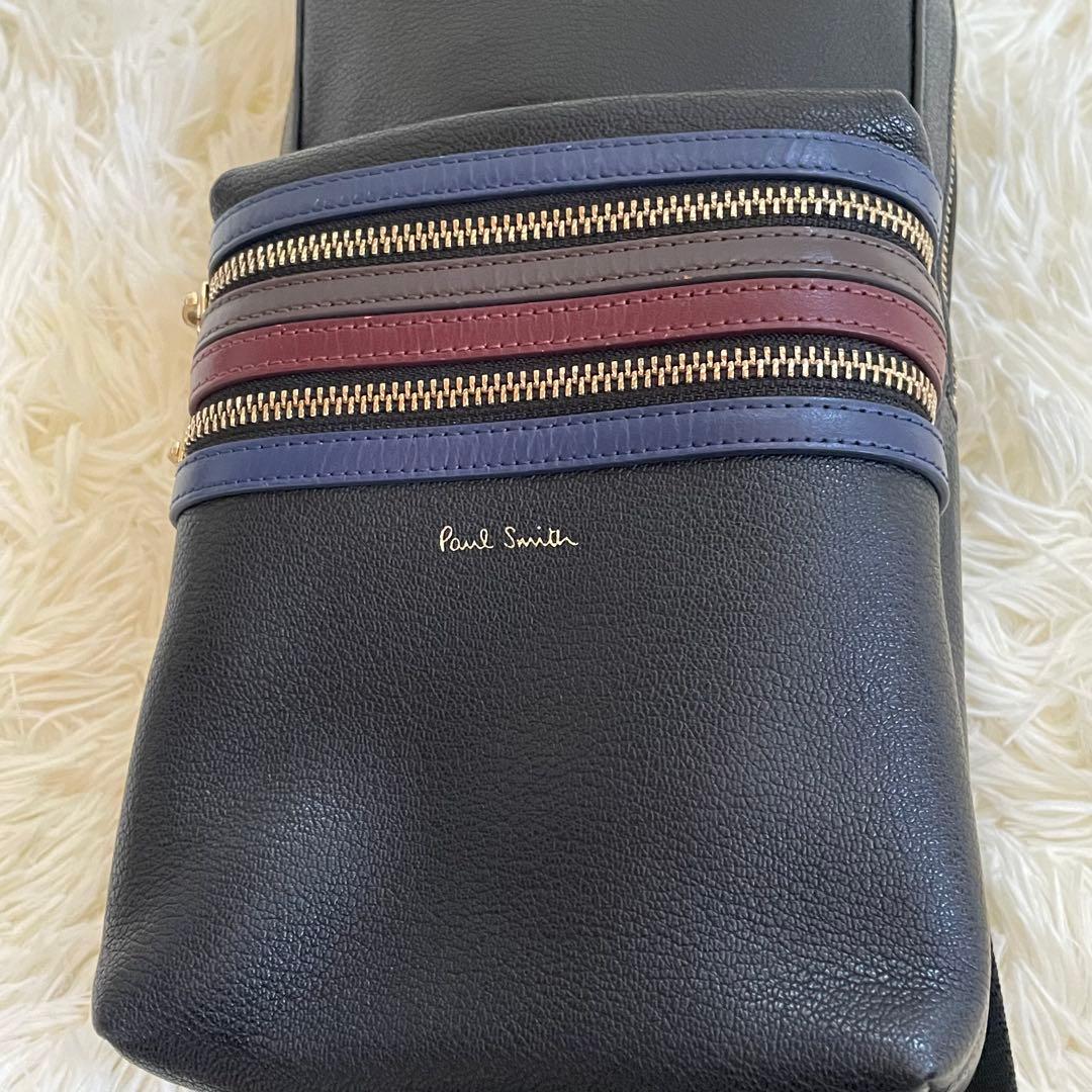 Paul Smith ポールスミス ボディバッグ ショルダー マルチストライプ