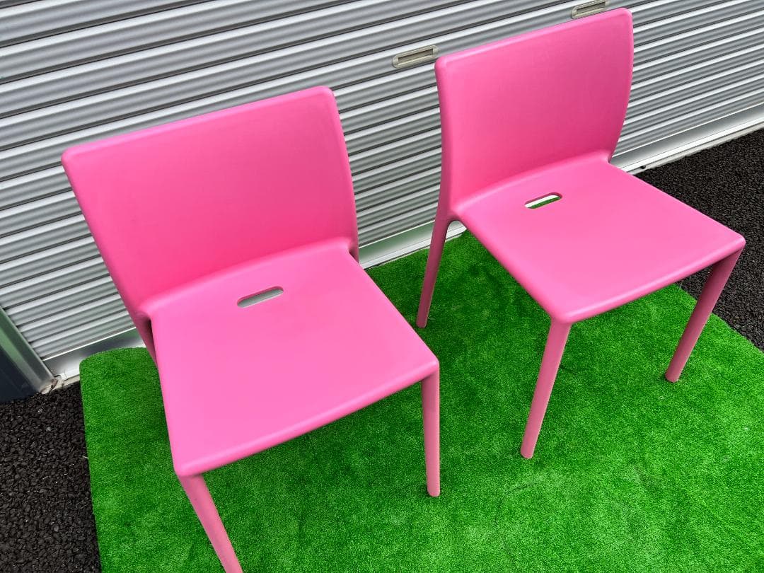 マジス/MAGIS Air-Chair/エアチェア ピンク×2脚 イタリア