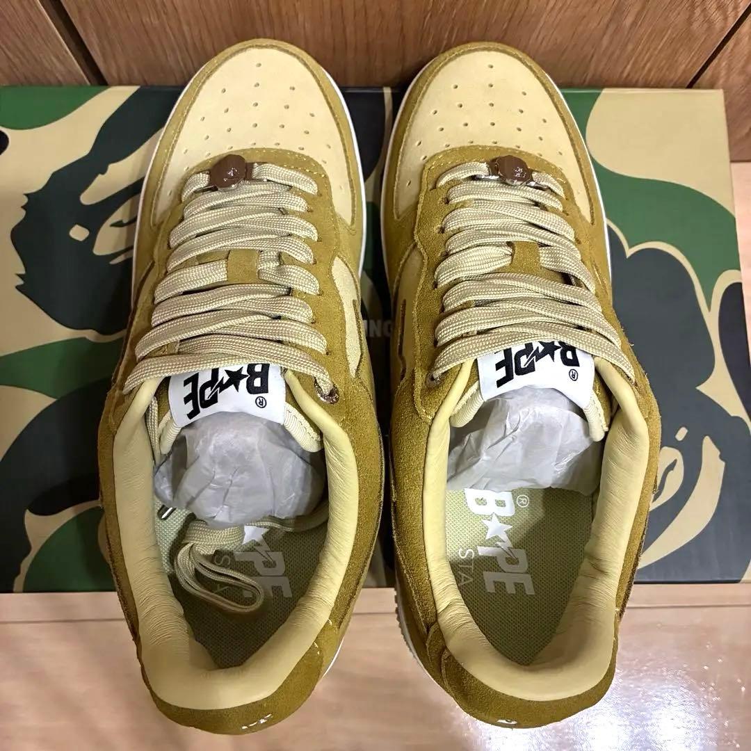 【新品未使用】BAPESTA #3 ベージュ26.5cm ベイプ