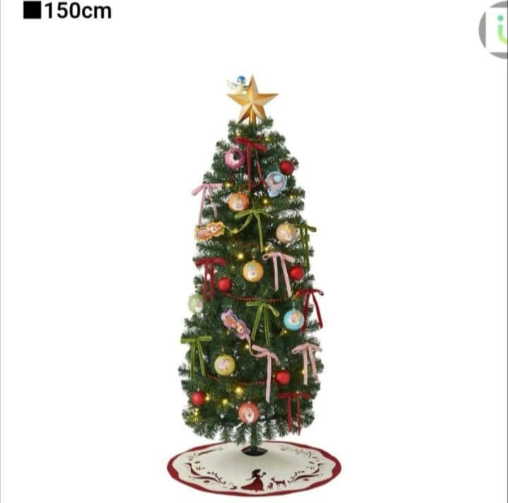 Francfranc　クリスマスツリー スターターセット 白雪姫 150cm