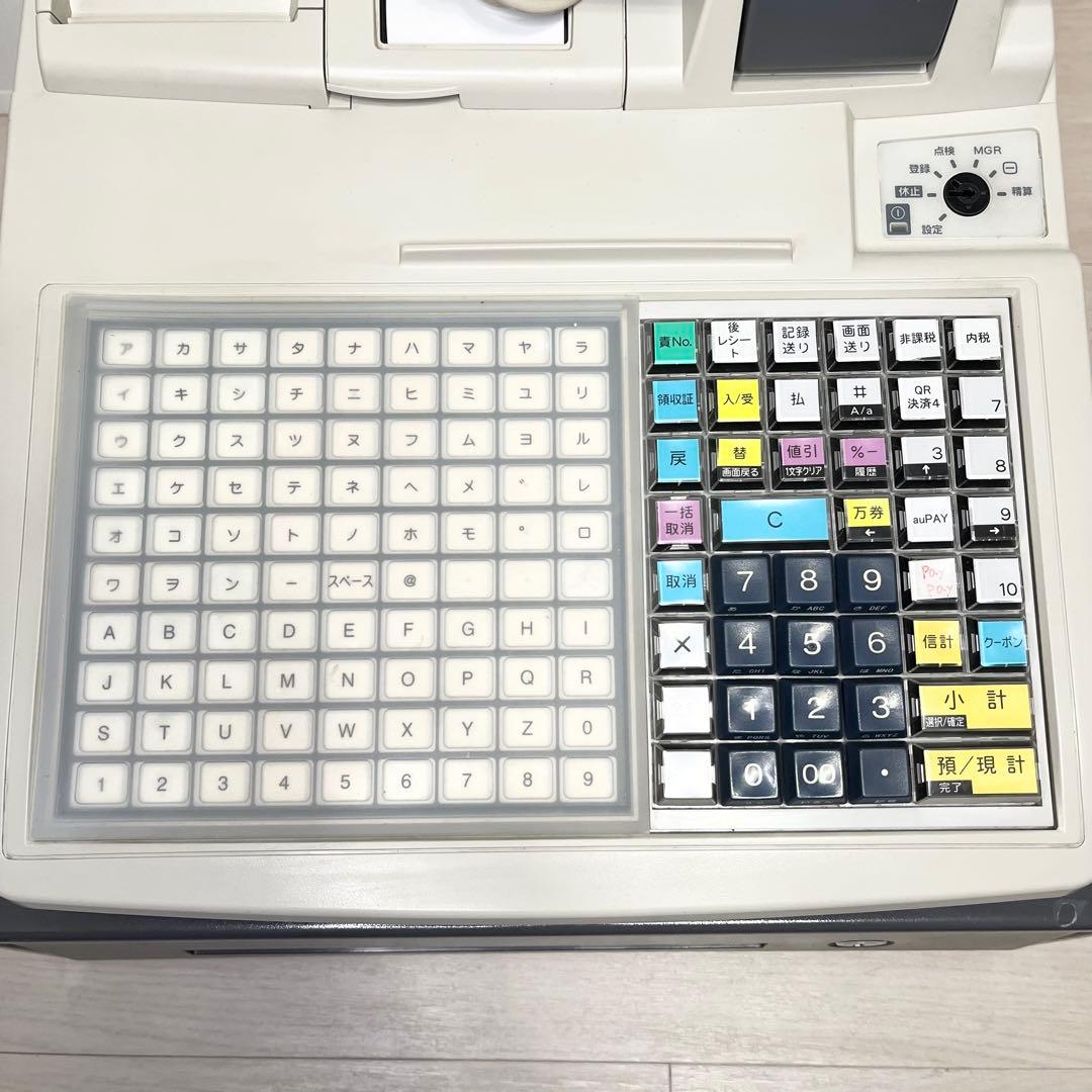 【良品】TOSHIBA 東芝TEC 電子レジスター FS-2055 新品鍵つき