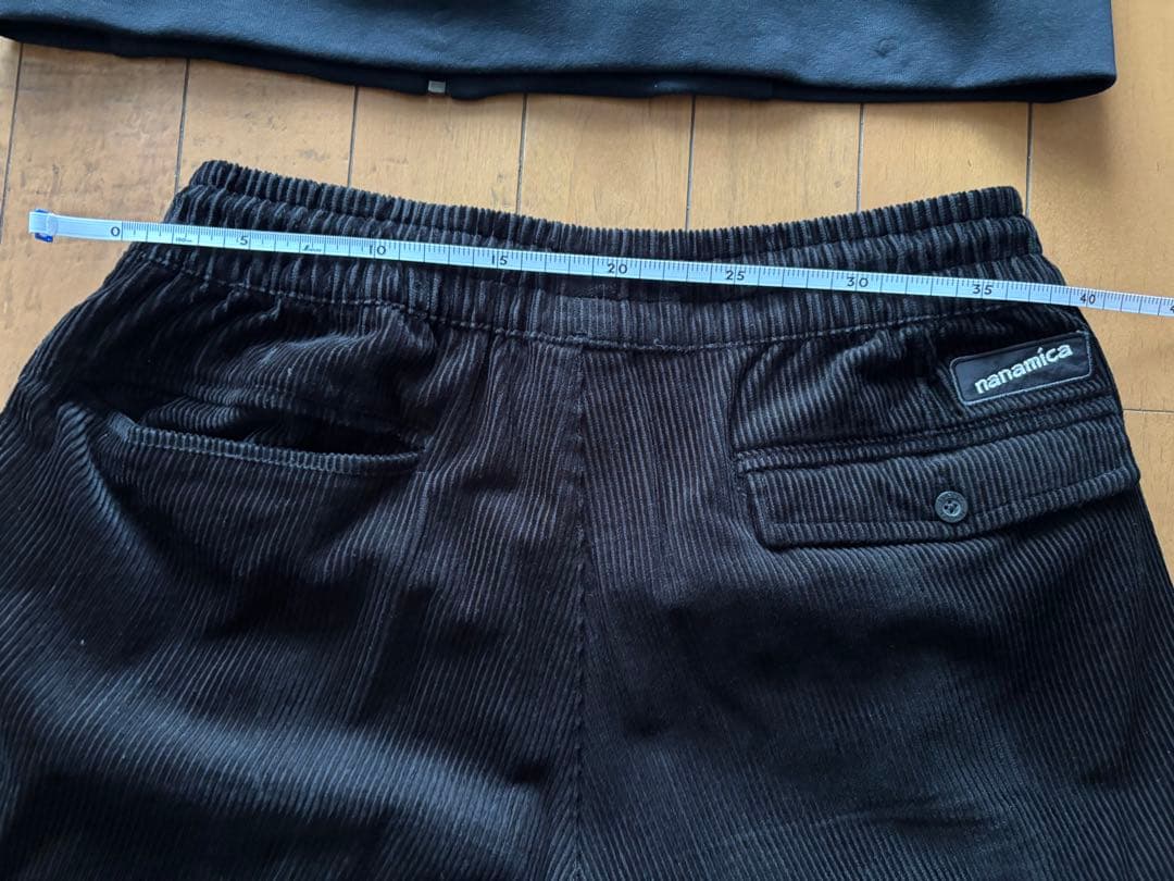 nanamica × Reebok コーデュロイボトム　パーカー　ナリフリ