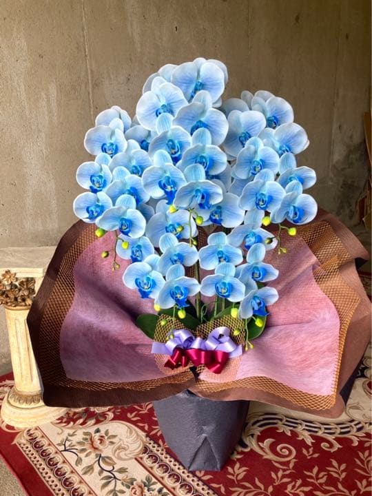 光触媒　人工観葉植物　ウォールグリーン　フェイク　フラワー　リアル胡蝶蘭b5