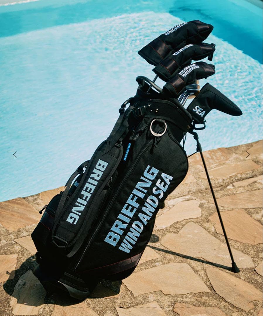 【新品未使用】BRIEFING WIND AND SEA コラボ キャディバック