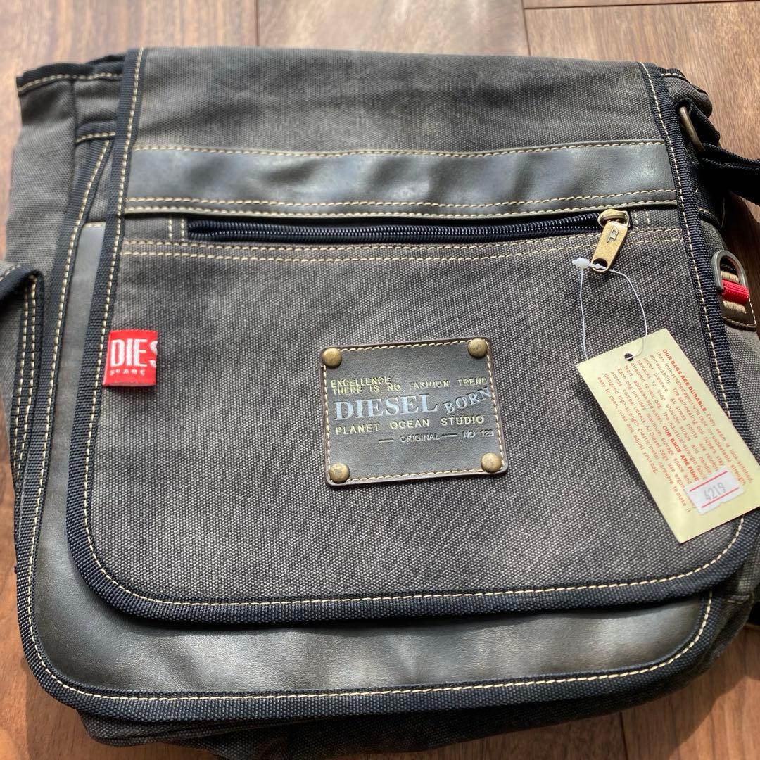 新品 DIESEL ディーゼル Y2K ショルダーバッグ デニム