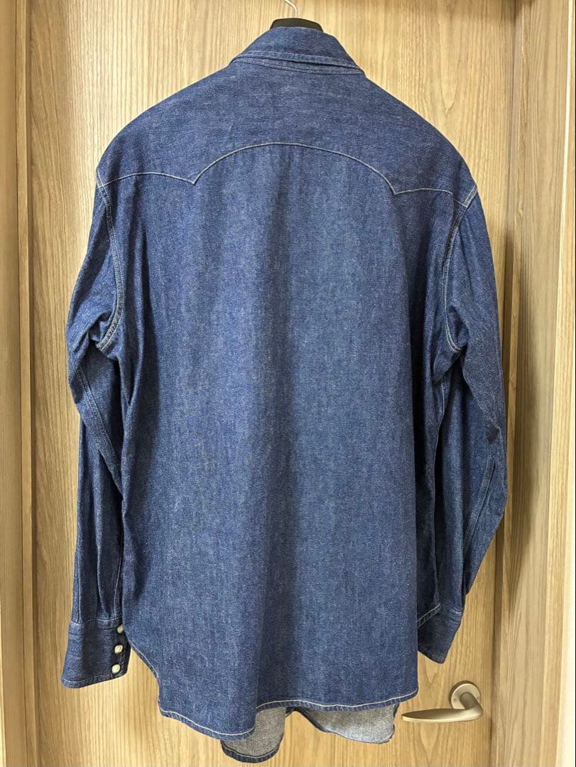 LEVI'S リーバイス ウエスタン デニムシャツ インディゴ 濃紺 USA製
