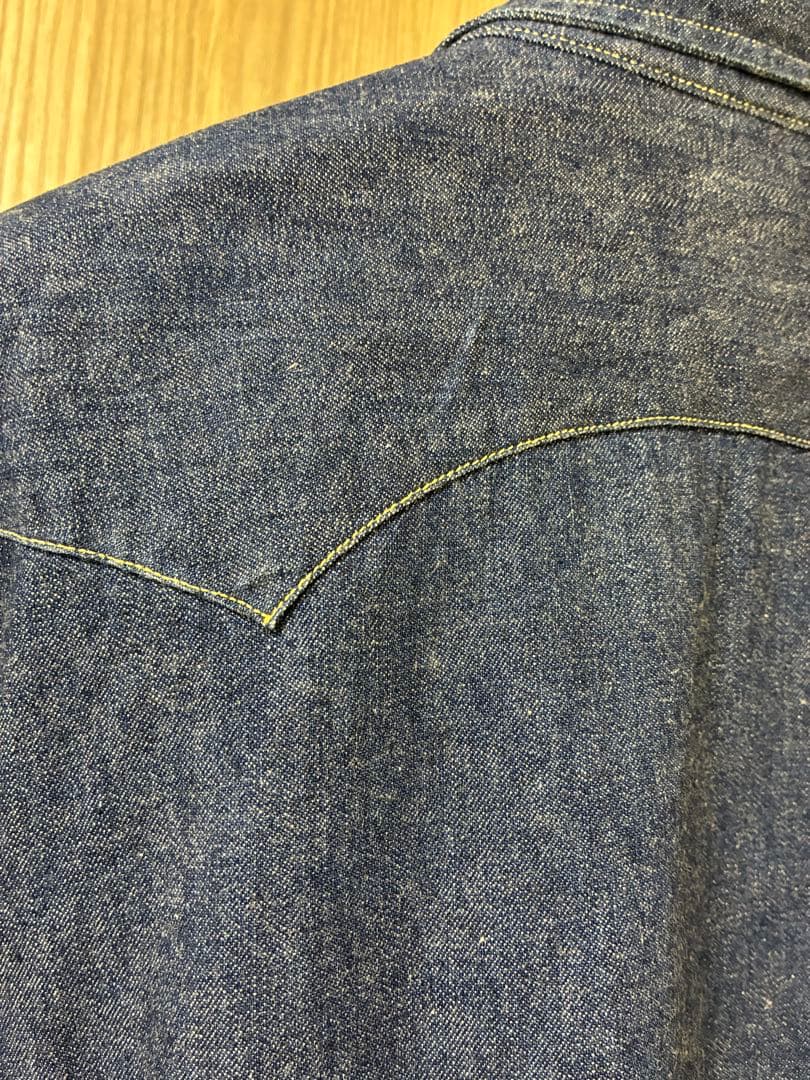 LEVI'S リーバイス ウエスタン デニムシャツ インディゴ 濃紺 USA製