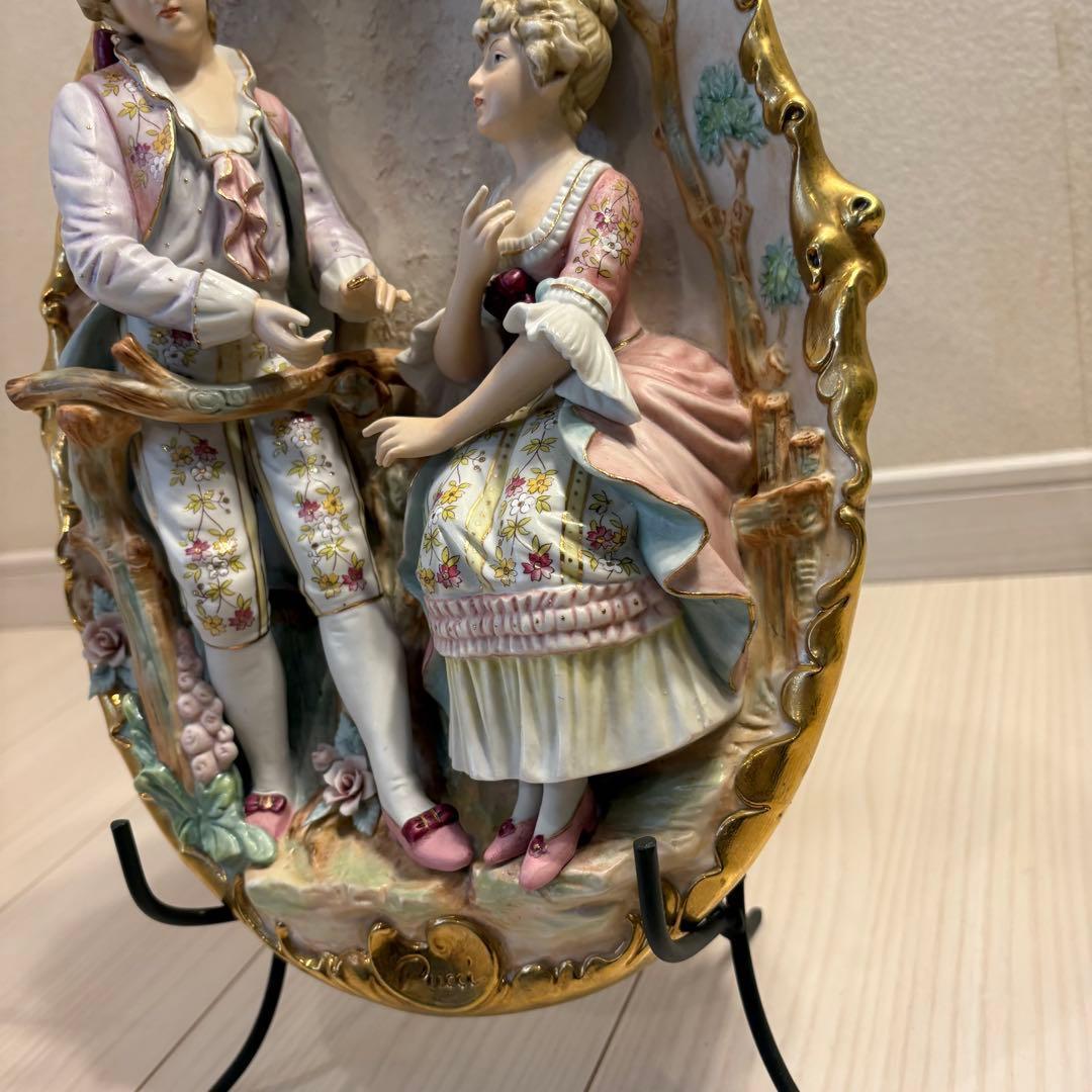 【美品】 アンティークドール 陶器人形 マイセン 瀬戸 昭和レトロ