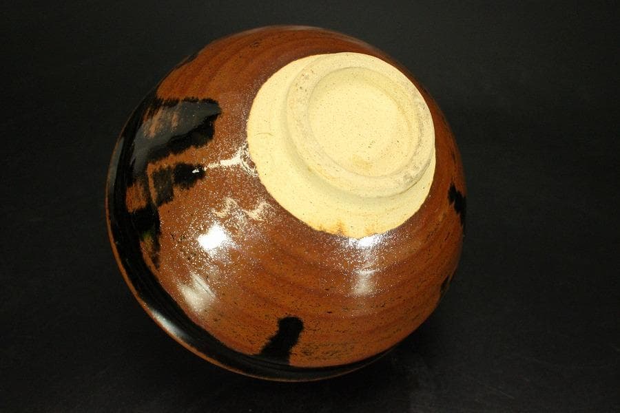 茶道具 瀬戸釉 天目 数茶碗 十八客 美品(ZE665)
