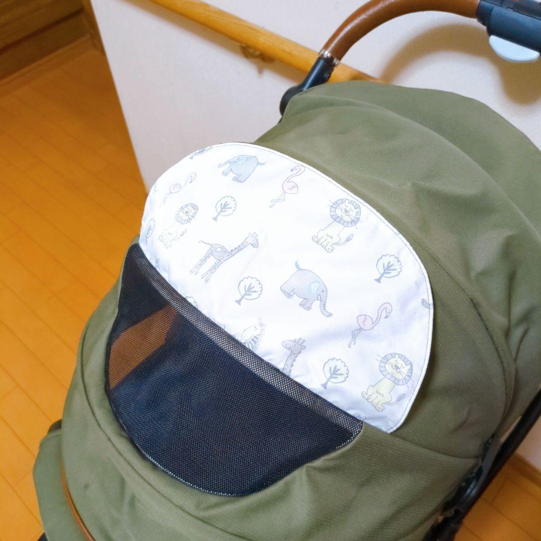 ✨美品✨Aprica ラクーナビッテクッション レザーハンドル アニマル柄