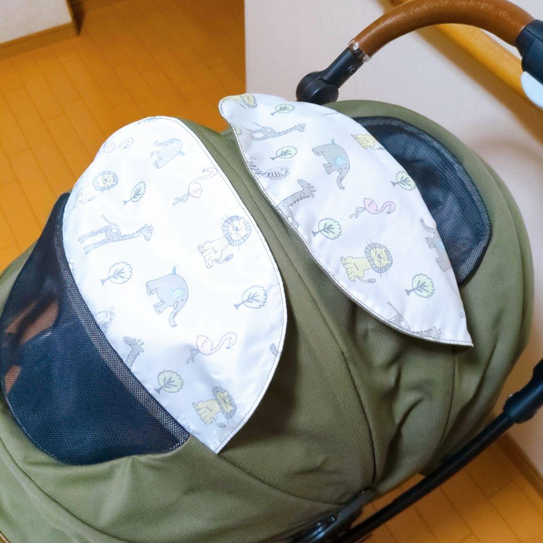 ✨美品✨Aprica ラクーナビッテクッション レザーハンドル アニマル柄