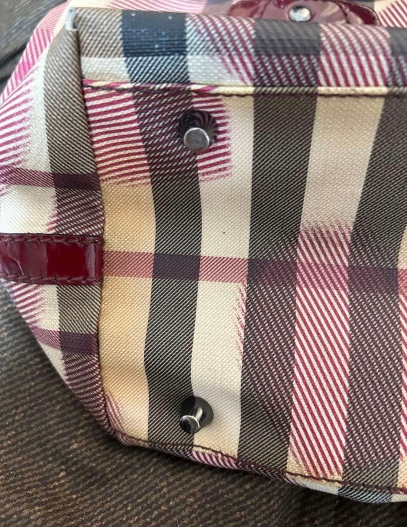 BURBERRY バーバリー ノバチェック ハート トートバッグ 限定品