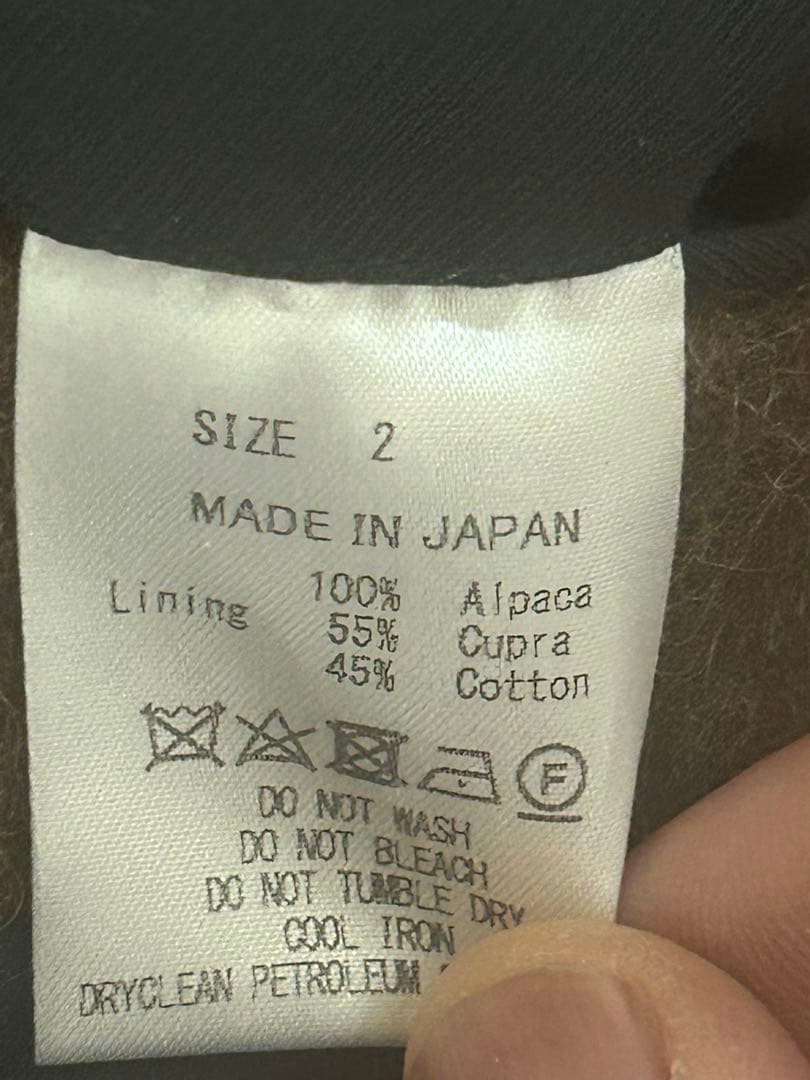 markaware ミニマリストコート　アルパカ　種市モデル