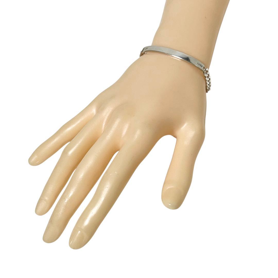 20/80 STERLING ID ブレスレット シルバー925 サイズ2 美品