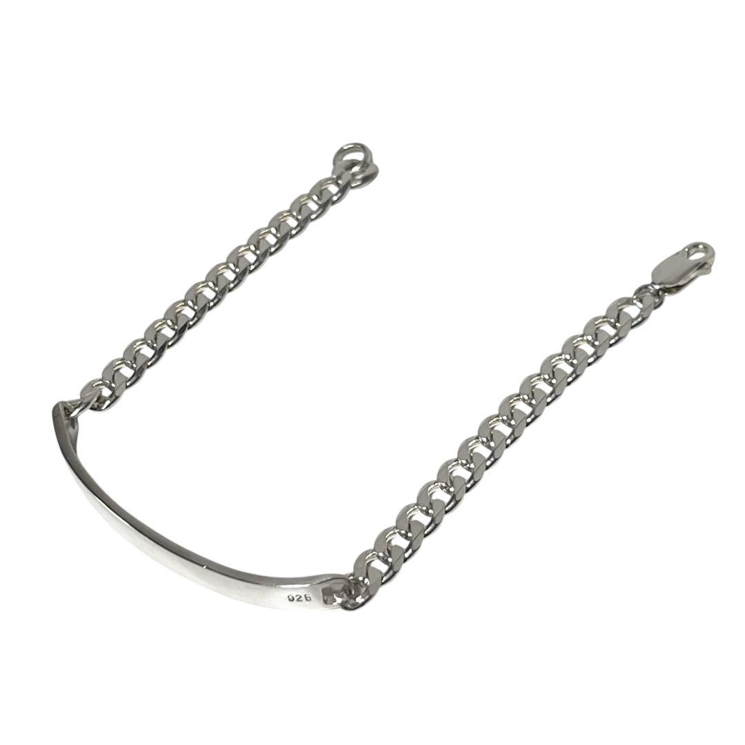 20/80 STERLING ID ブレスレット シルバー925 サイズ2 美品