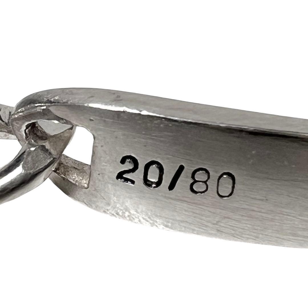 20/80 STERLING ID ブレスレット シルバー925 サイズ2 美品