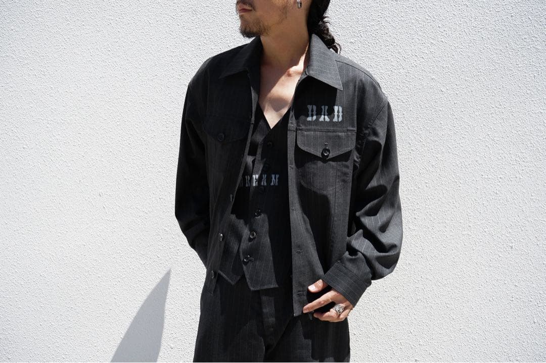 トップス MASU DREAM DAD LAYERED TRUCKER JACKET 46