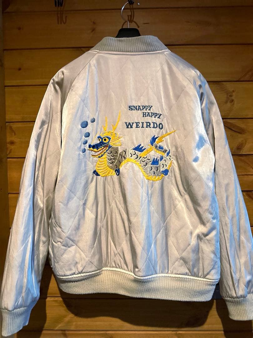 希少⭐︎weirdo ウィアード 別珍 スカジャン リバーシブル ドクロ 2XL