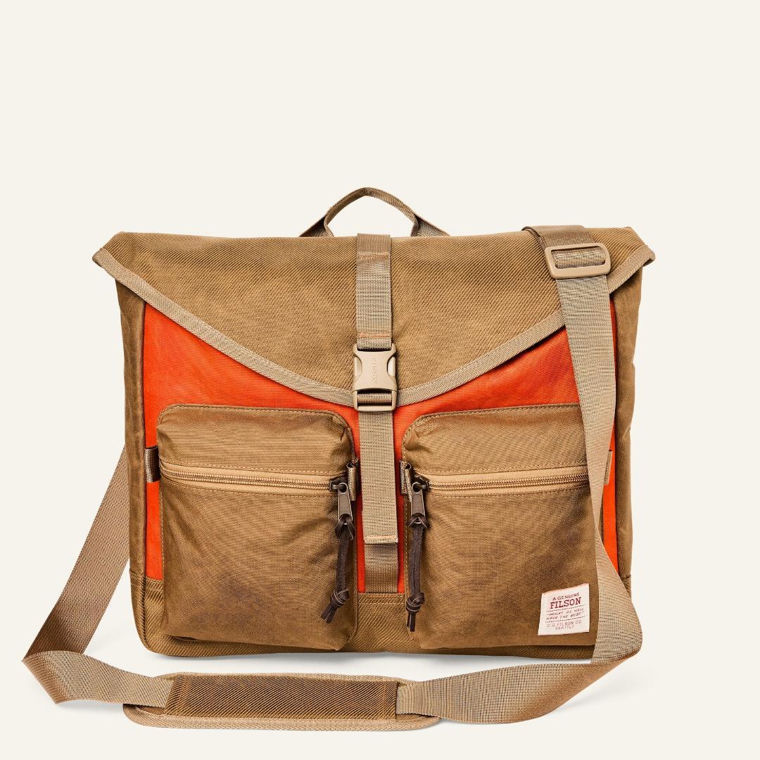 新品未使用 FILSON サーヴェヤー メッセンジャーバッグダークタンフレイム