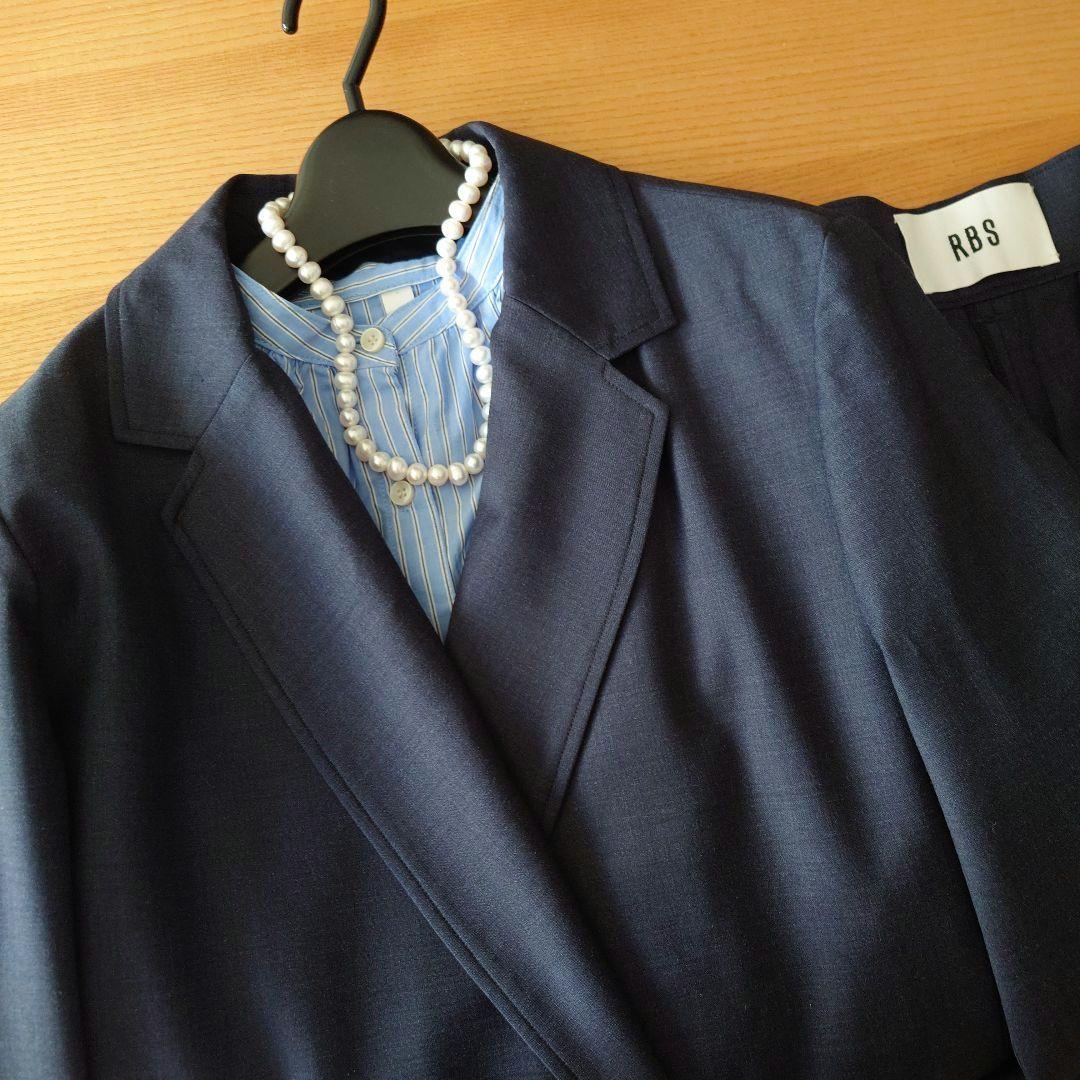『RAY BEAMS 』レイビームス　セットアップ 　紺ブレ・ワイドパンツ