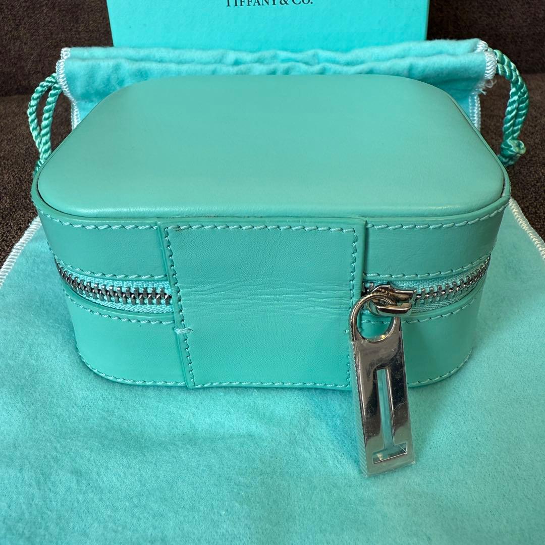 【Tiffany ティファニー】廃盤 レア アクセサリーケース レザー