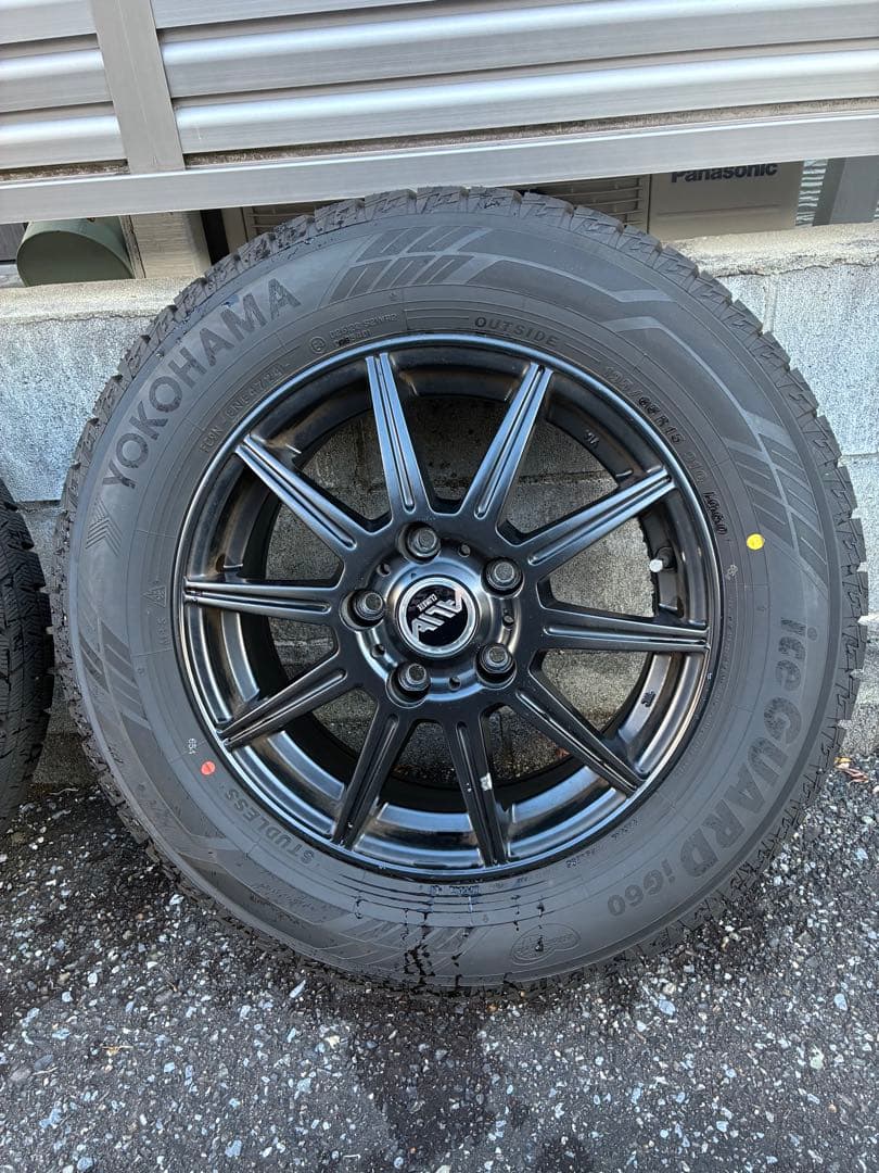 ヨコハマ　195/65R15 アイスガード　 スタッドレス　アルミホイール付き