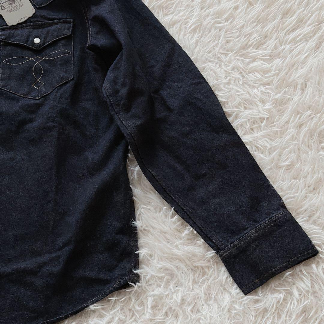 タグ付き✨XLサイズ RRL ラルフローレン デニム ウエスタンシャツ スナップ