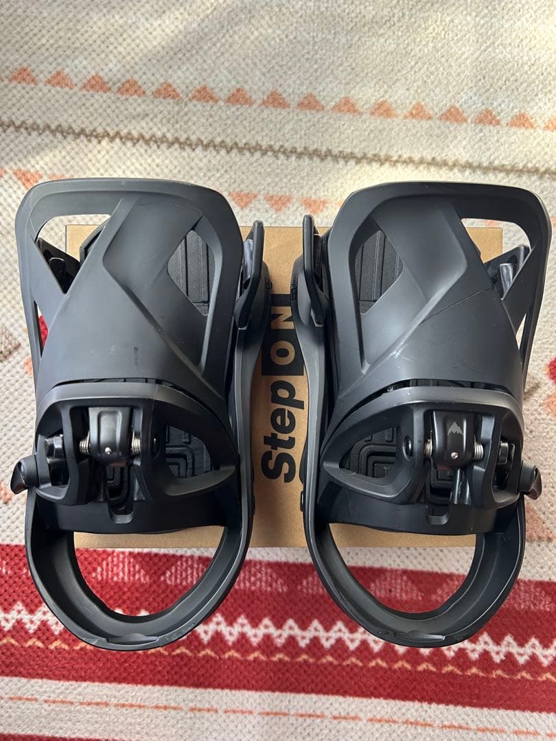 Burton Step ONバインディング メンズ Sサイズ ブラック