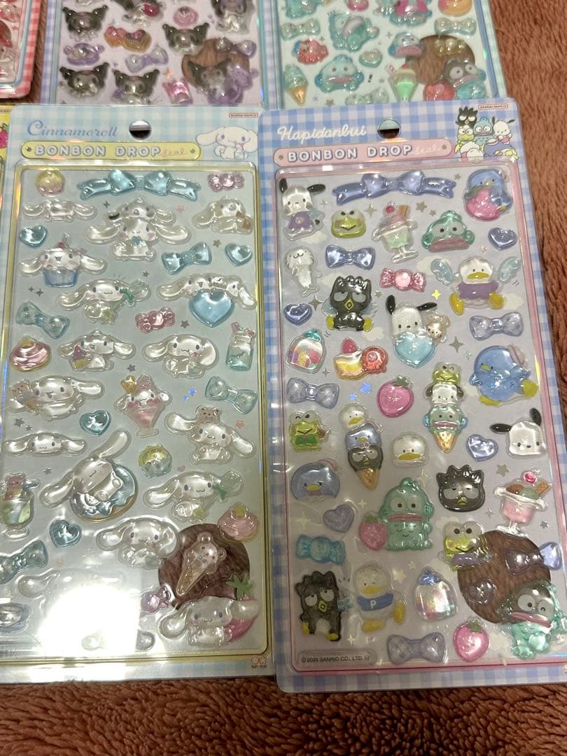 正規品 サンリオ 第二弾 大 ボンドロ ボンボンドロップシール 8枚セット最安値