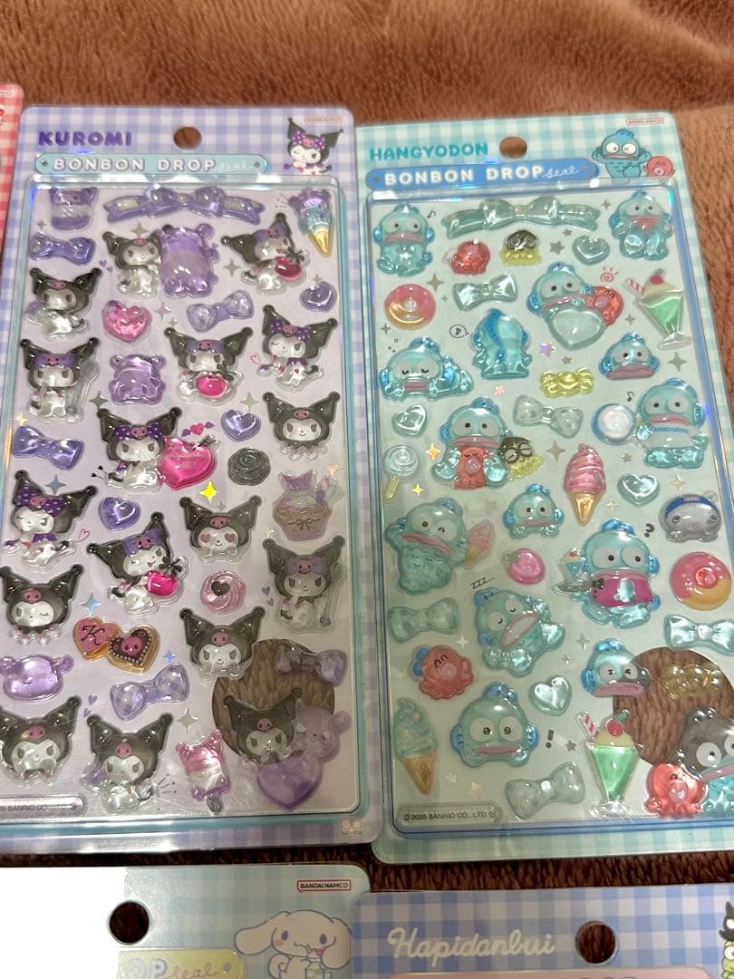 正規品 サンリオ 第二弾 大 ボンドロ ボンボンドロップシール 8枚セット最安値