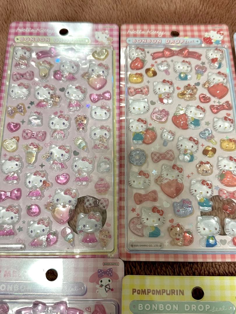 正規品 サンリオ 第二弾 大 ボンドロ ボンボンドロップシール 8枚セット最安値
