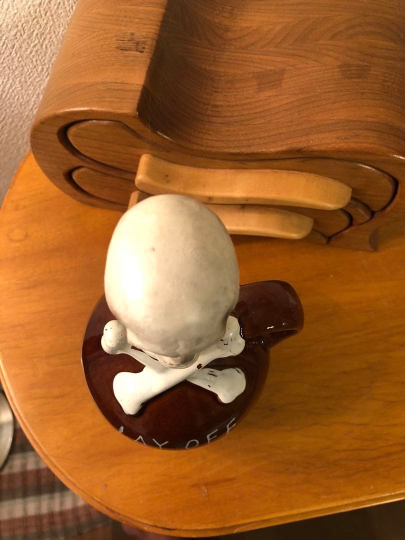 ビンテージ　50s スカル　髑髏　骸骨　ミッドセンチュリー　ネイバーフッド　死神